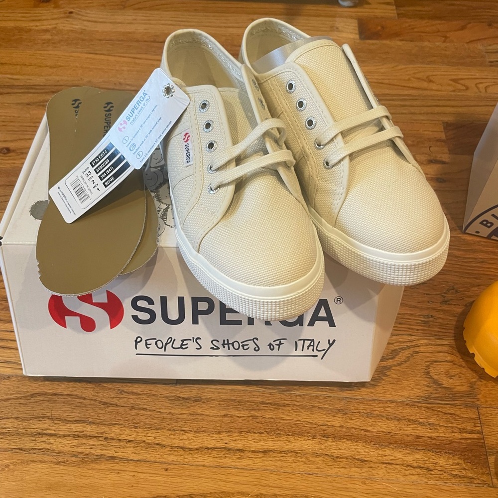 Superga Kids' Cream Sneakers